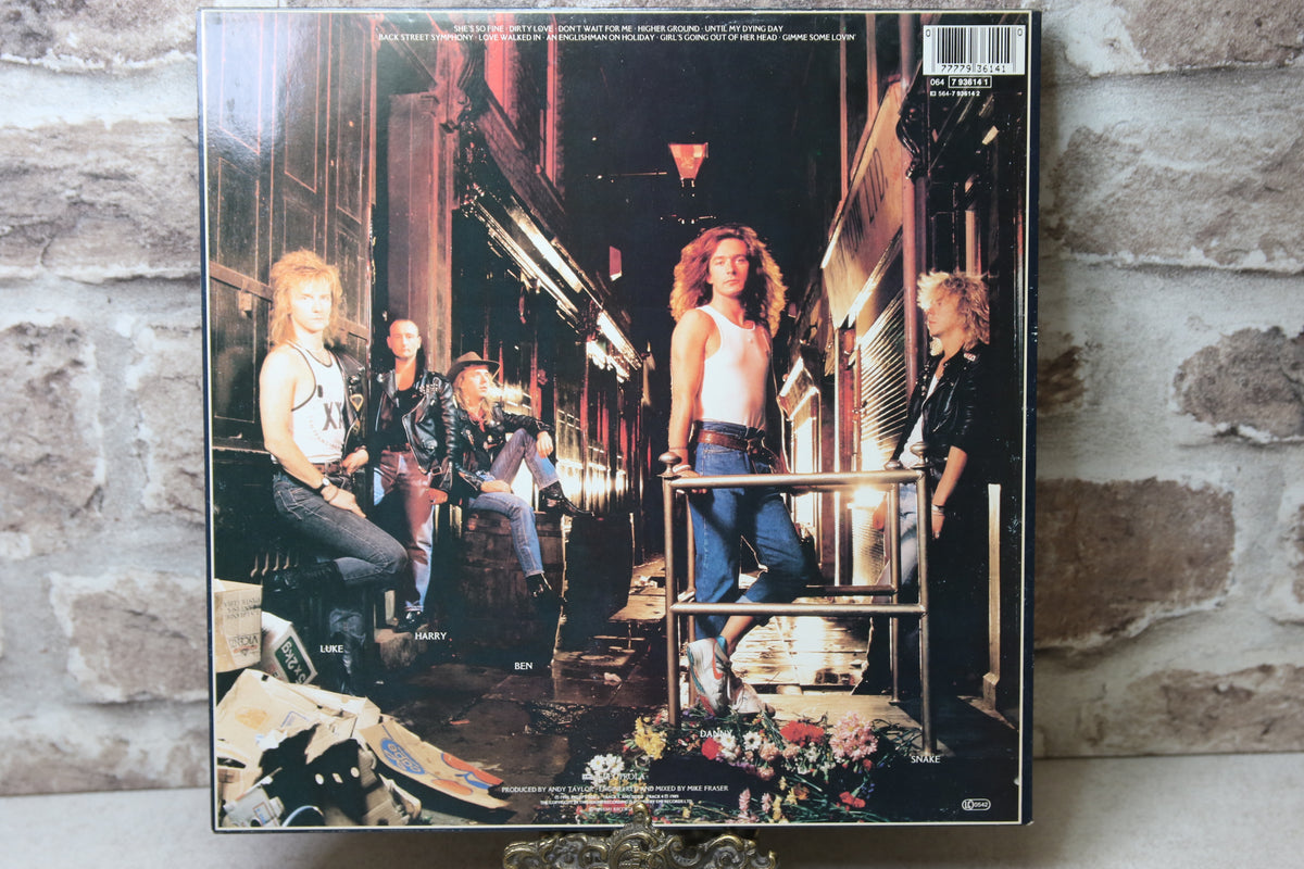Thunder Back Street Symphony Lp-levy
