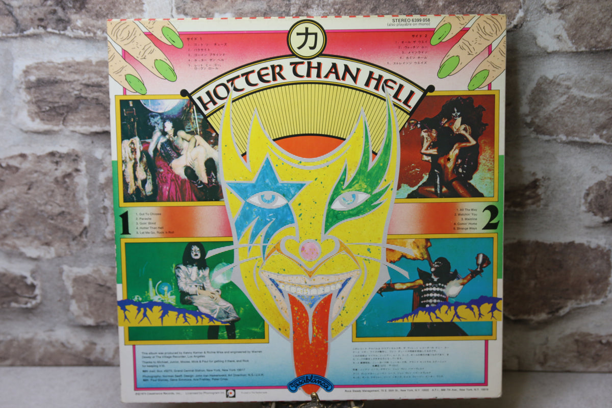 Kiss Hotter than Hell Lp-levy