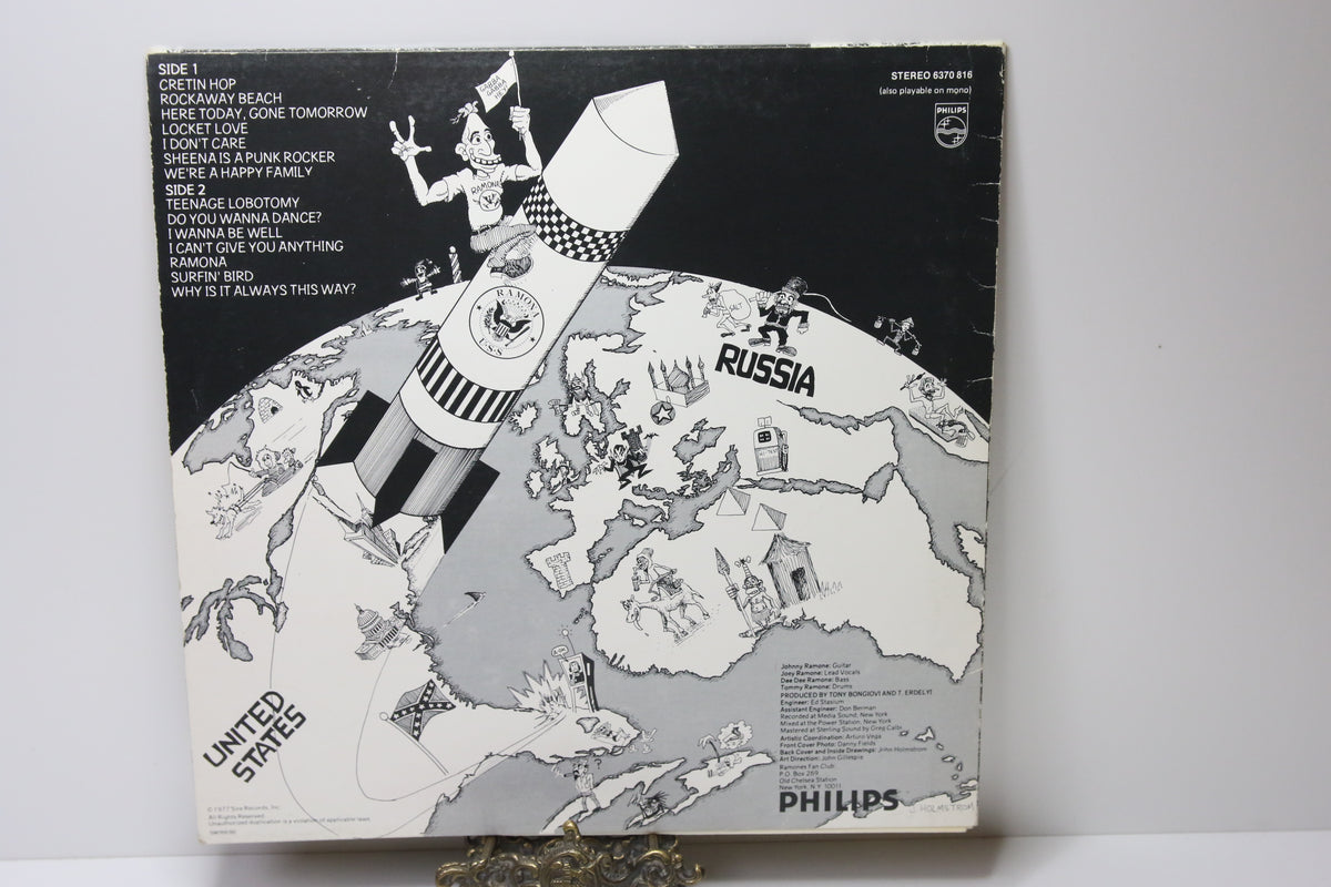 Ramones Rocket To Russia Lp-levy