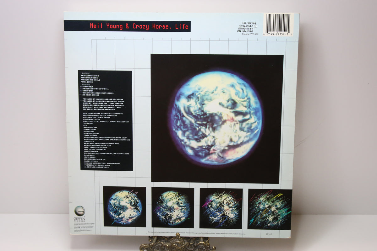 Neil Young & Crazy Horse Life Lp-levy