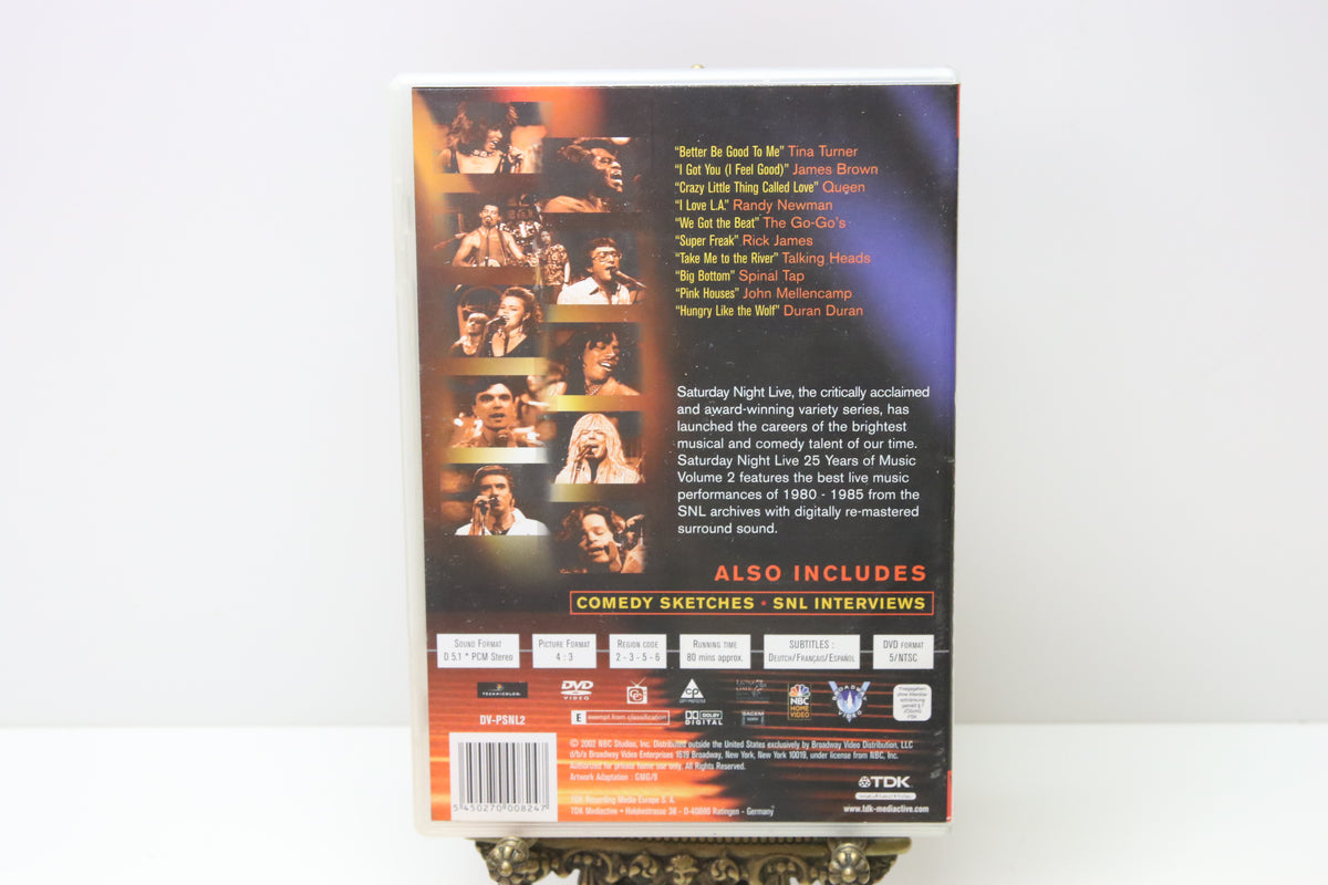 Saturday Night LIve 25 years of Music VOL 2 DVD