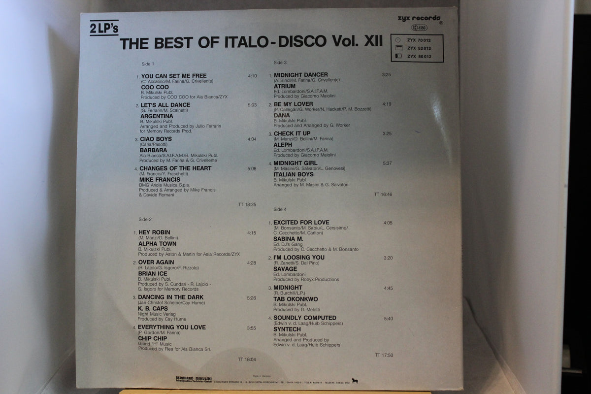 The best of Italo disco 12 Tupla lp-levy