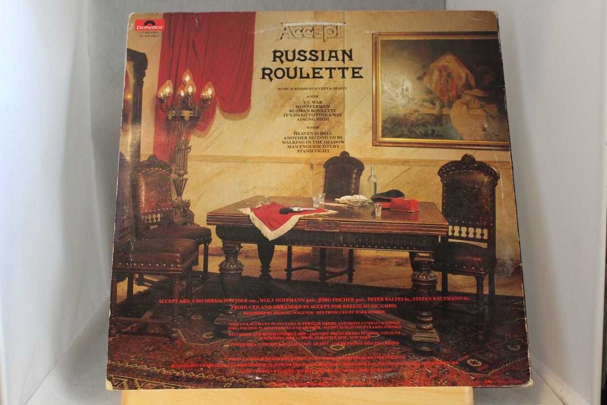 Accept Russian roulette lp-levy