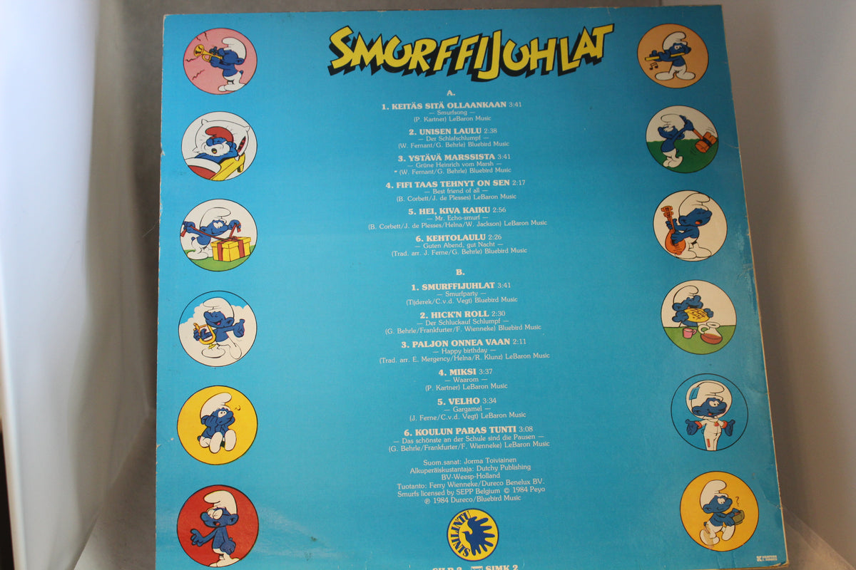 Smurffijuhlat lp-levy