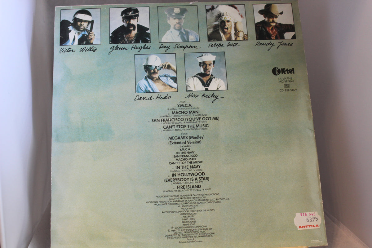 Village people Greatest hits remix lp-levy