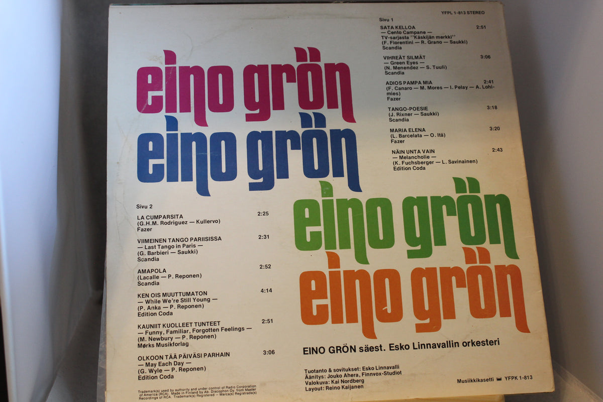 Eino Grön lp-levy