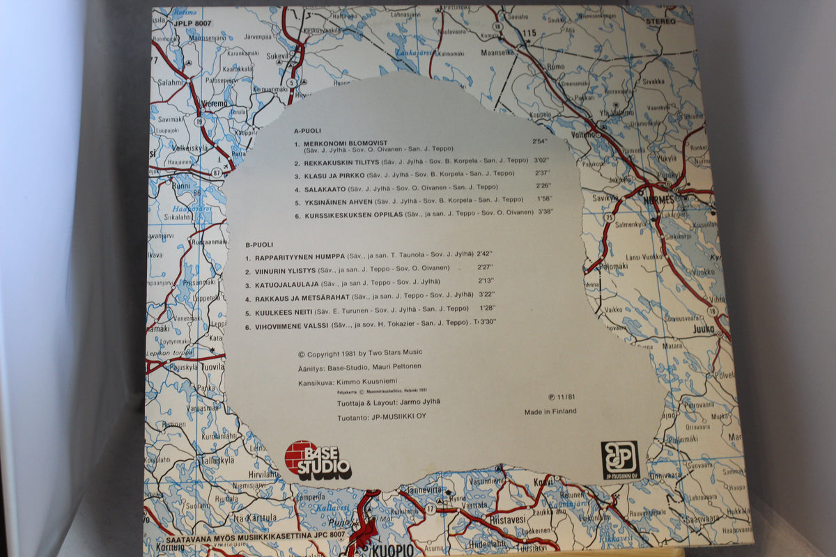 Jaakko Teppo Katuoja laulaja lp-levy