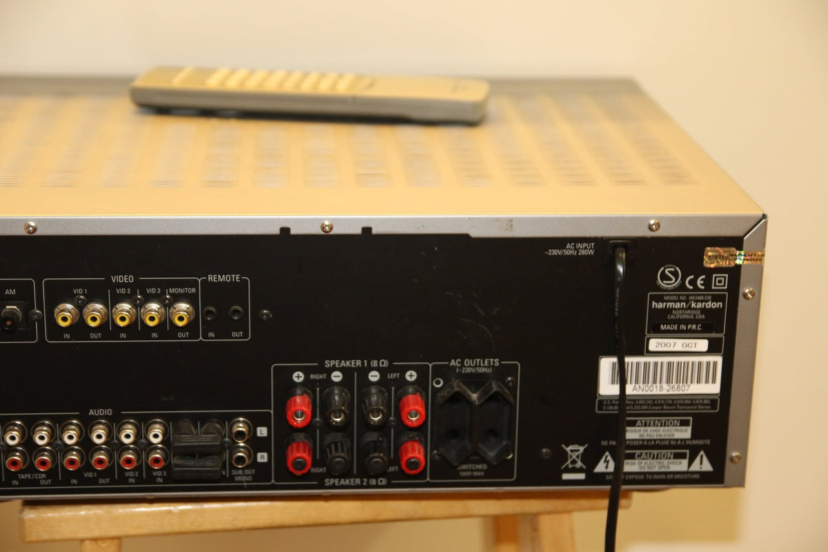 Harman Kardon 3480 Viritinvahvistin kaukosäätimellä - Asadon AarteetVahvistimet