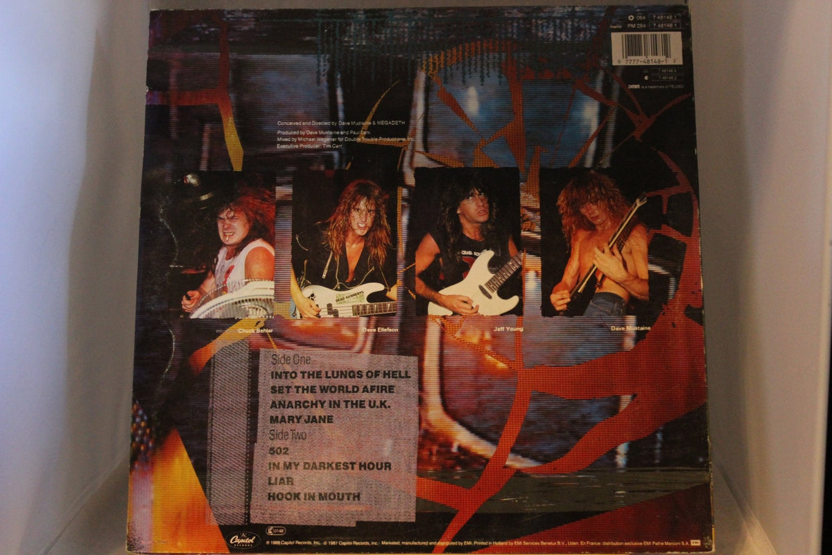 Megadeth So far so good so what lp - levy - Asadon AarteetLp - levyt
