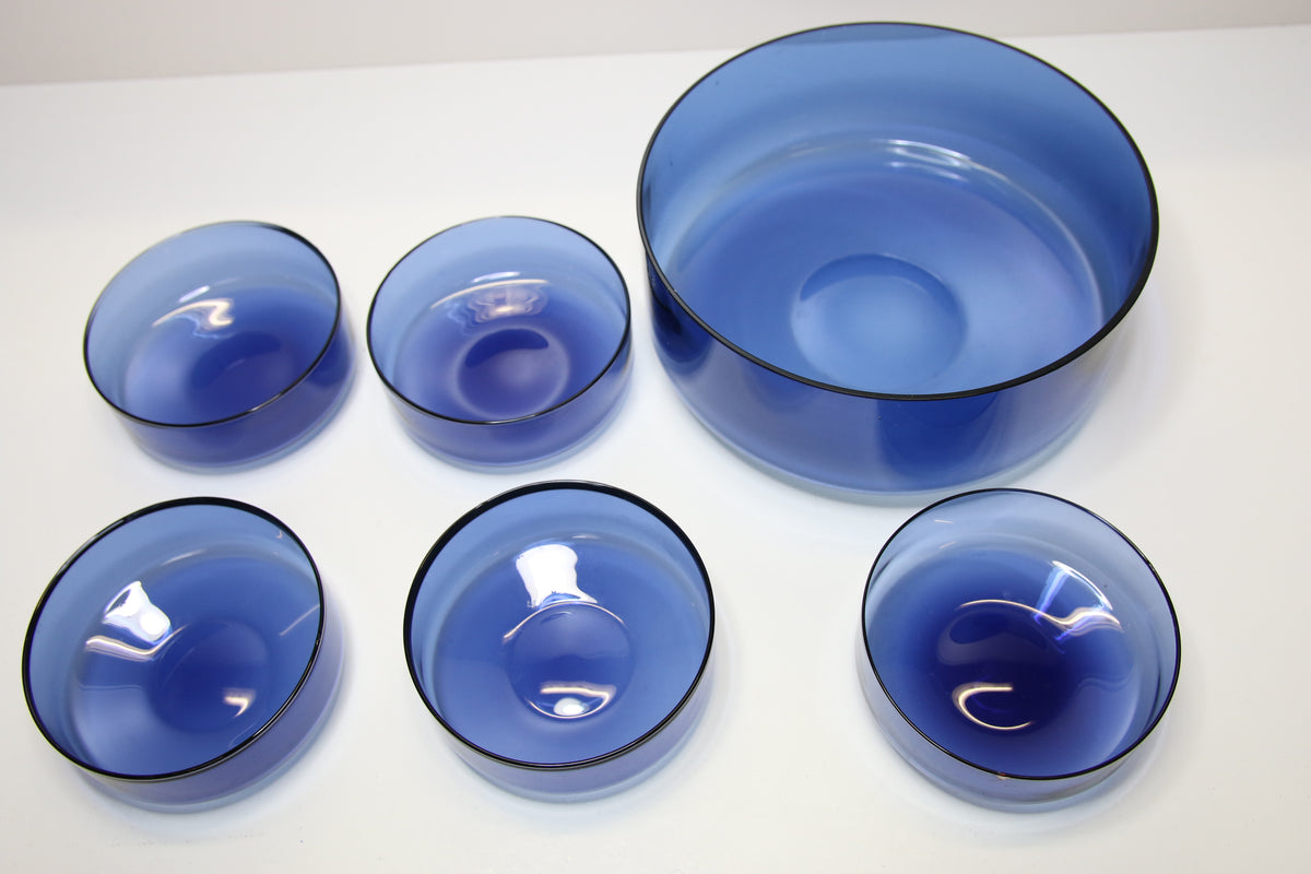 Iittala i-307 iso kulho ja pikkukulhot