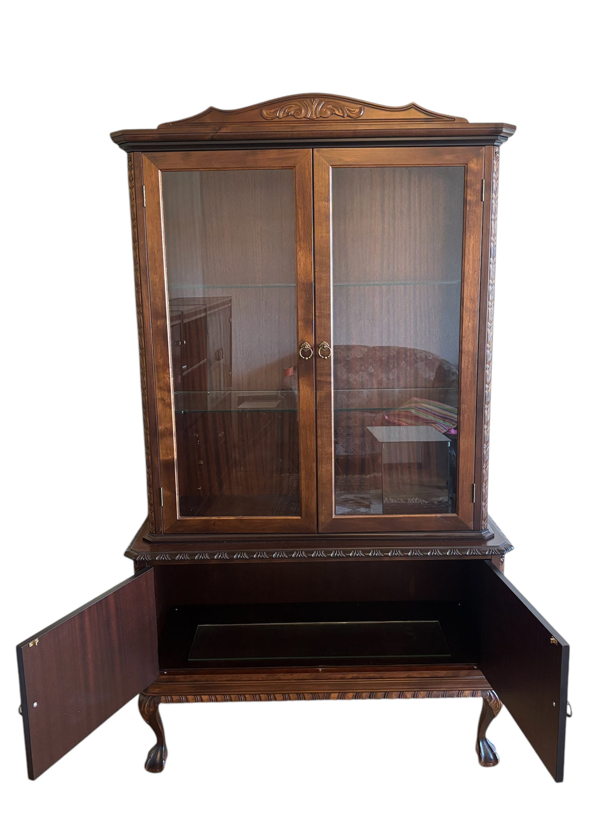 Tyylikaluste Vitriini Chippendale tyylinen