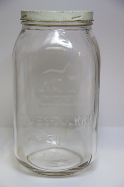 Riihimäen lasipurkki 5L