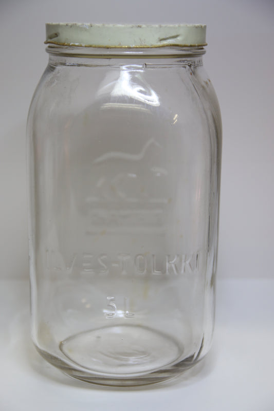 Riihimäen lasipurkki 5L