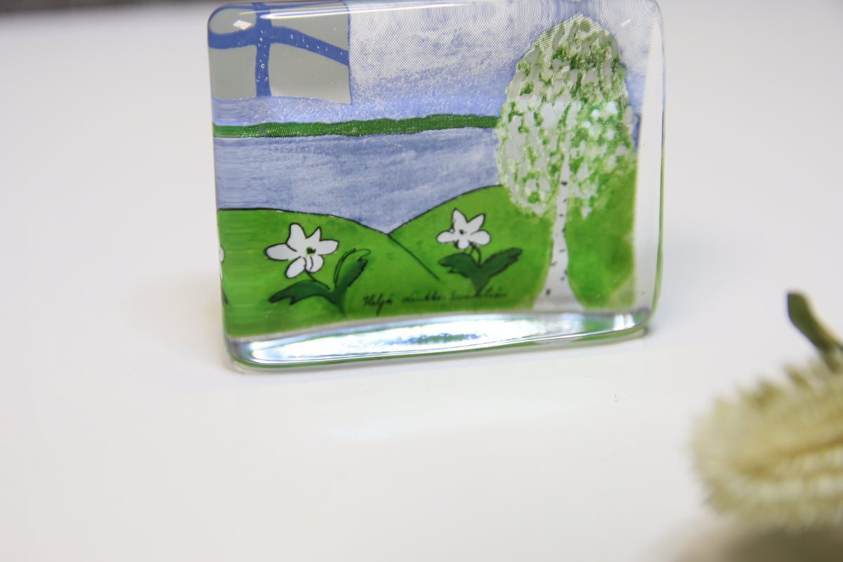 Iittala Minilasikortti Suomen kevät Heljä Liukko-Sundström