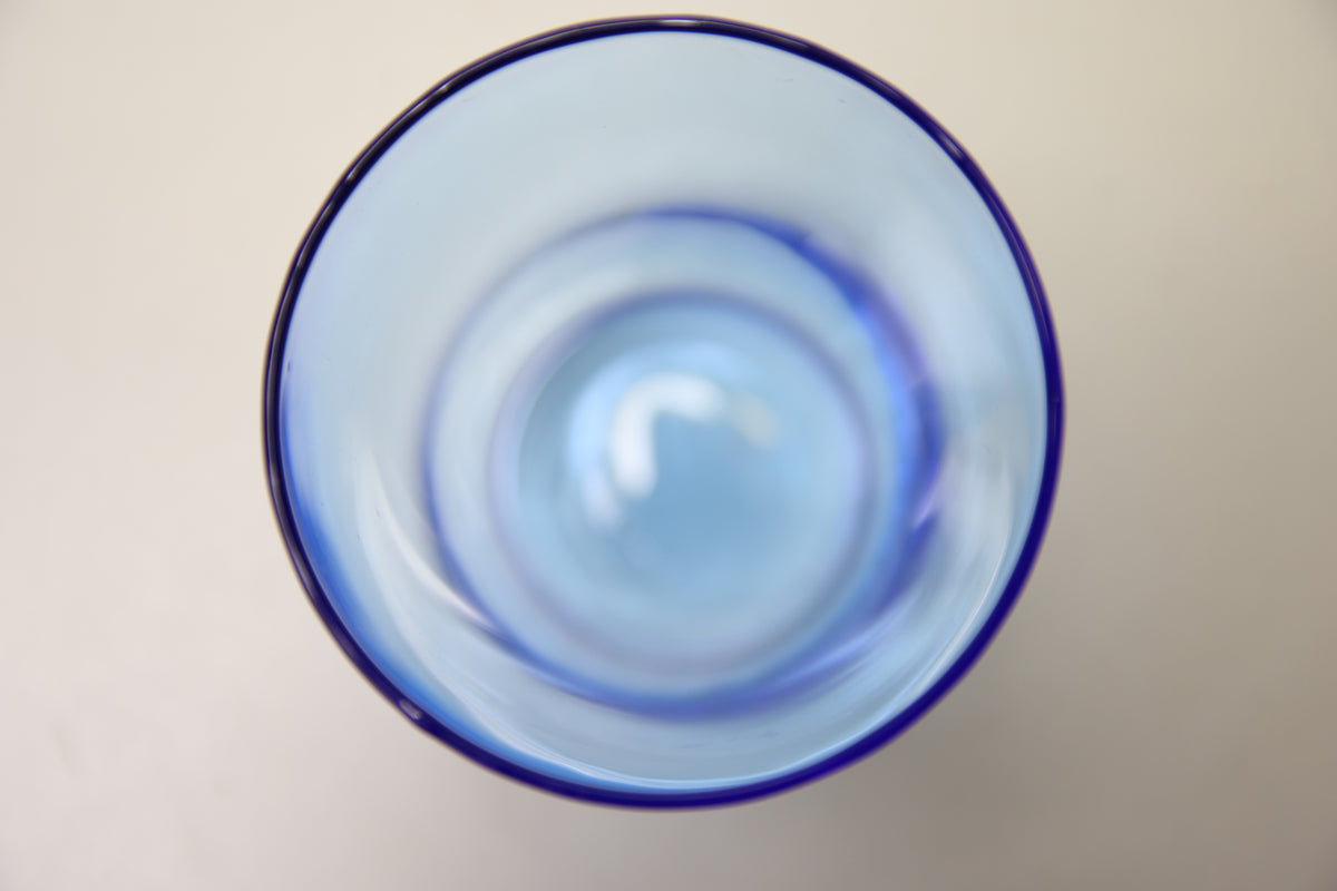 Riihimäen lasi Viola juomalasi 85mm sininen