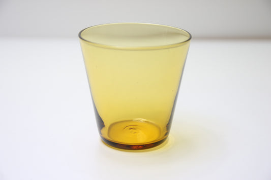 Riihimäen lasi Viola juomalasi ruskea/keltainen