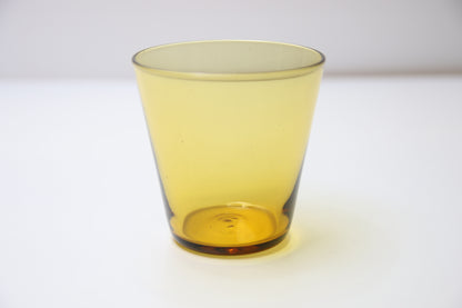 Riihimäen lasi Viola juomalasi ruskea/keltainen