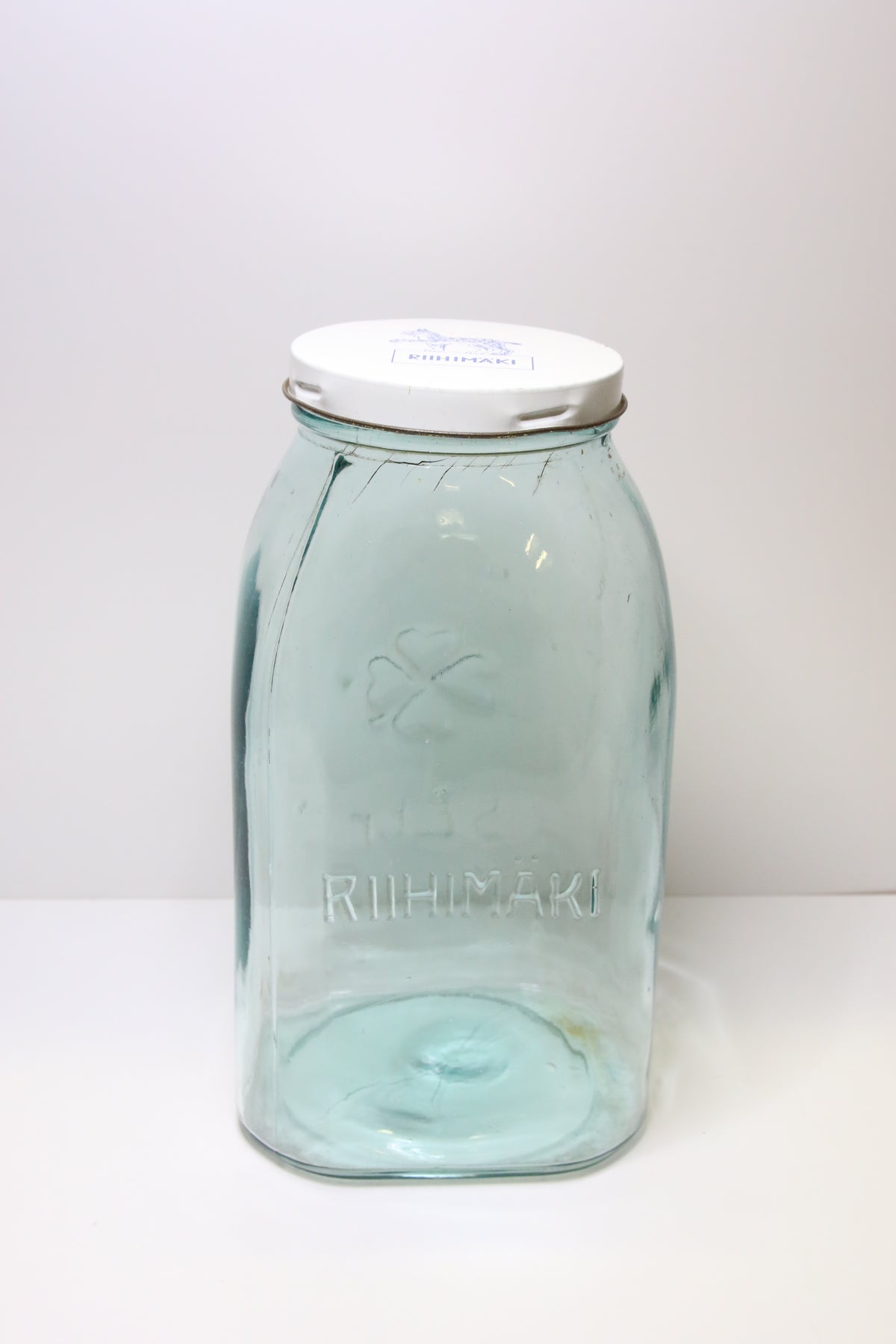 Riihimäen lasi Neliapila lasitölkki/purkki 5l