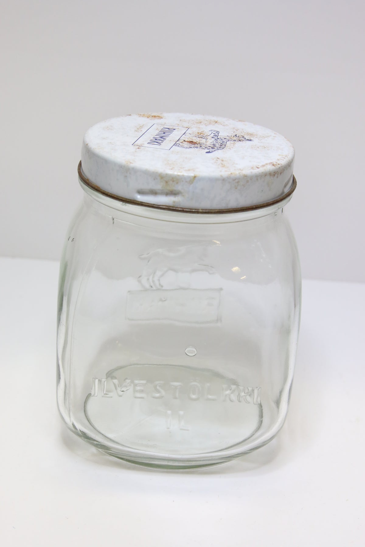 Riihimäen lasi Ilvestölkki/ purkki 1l