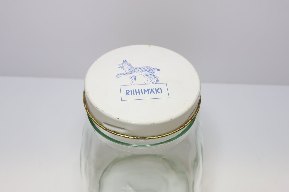Riihimäen lasi ilvestölkki/ purkki 1 l