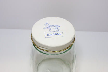 Riihimäen lasi ilvestölkki/ purkki 1 l