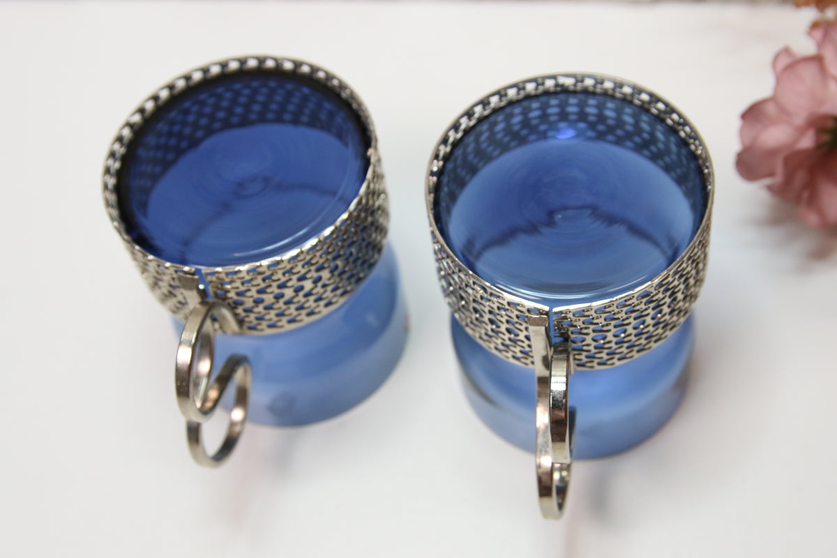 Iittala Tsaikka sininen glögi/teelasi Timo Sarpaneva