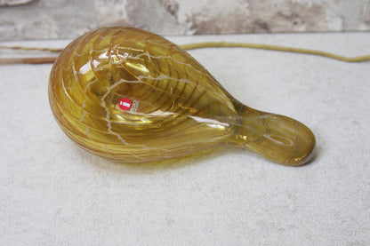 Iittala Karjalan Kultakäkönen lasilintu Oiva Toikka