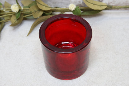 Iittala Kivi tuikku iso Punainen Heikki Orvola