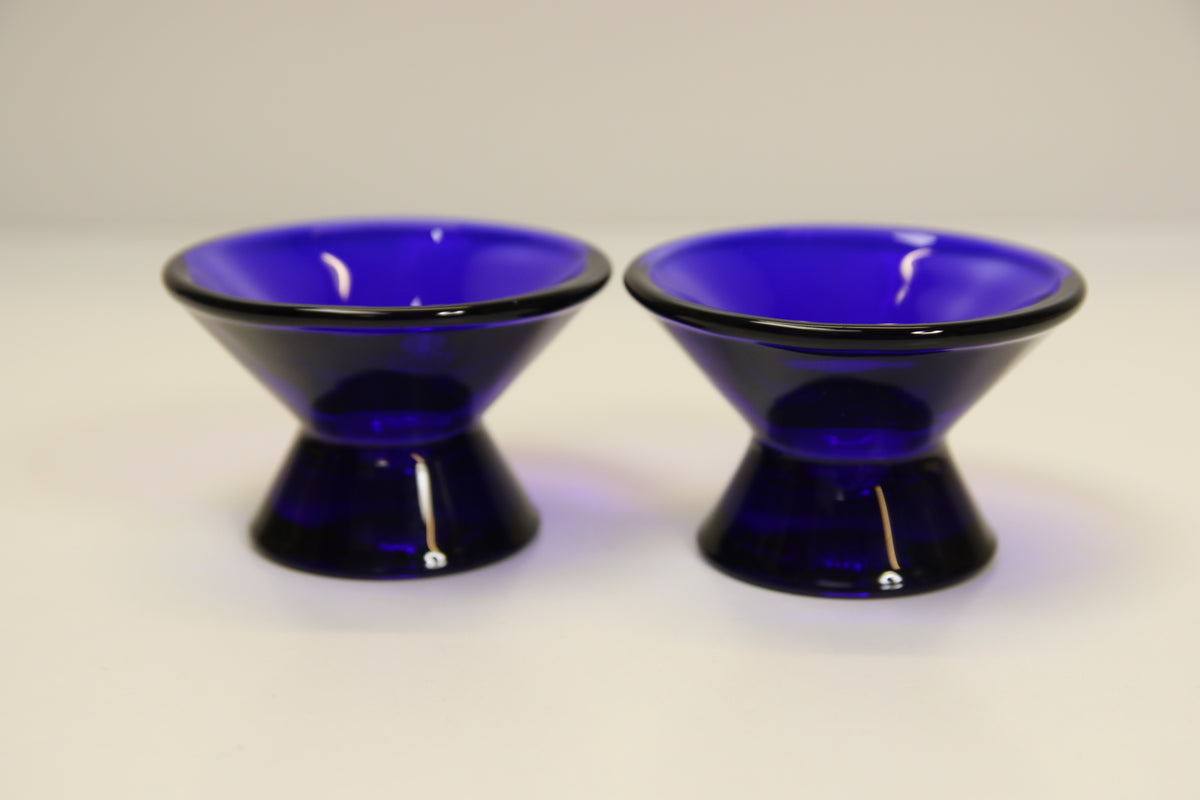 Iittala Kartio kynttilänjalat 2kpl tummansininen