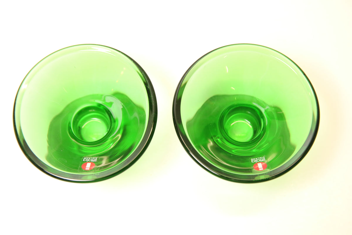 Iittala Kartio kynttilänjalat vihreä 2kpl
