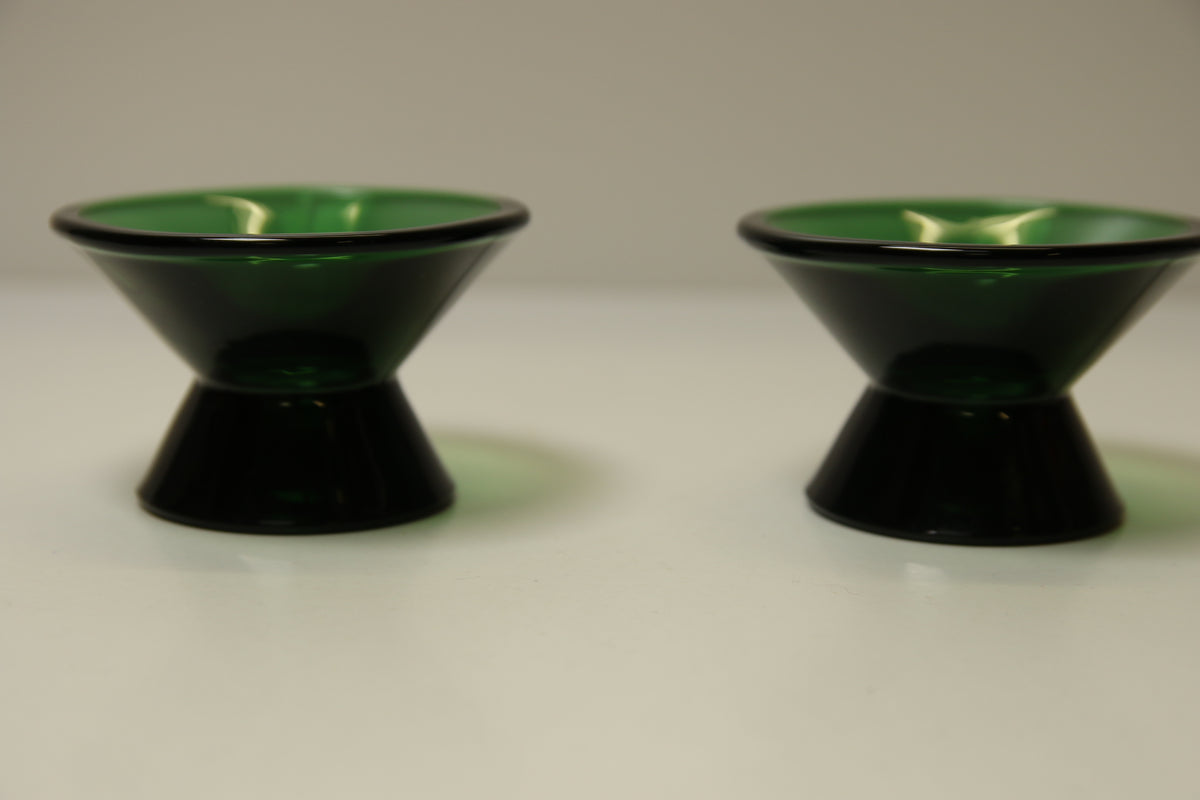 Iittala Kartio kynttilänjalat tummanvihreä 2kpl