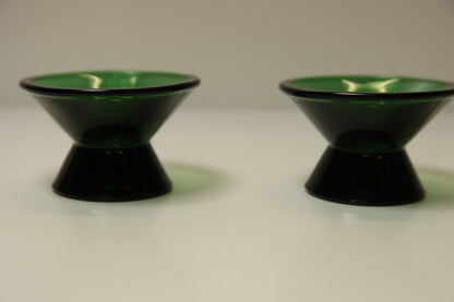 Iittala Kartio kynttilänjalat tummanvihreä 2kpl