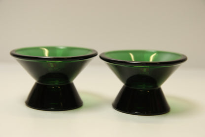 Iittala Kartio kynttilänjalat tummanvihreä 2kpl