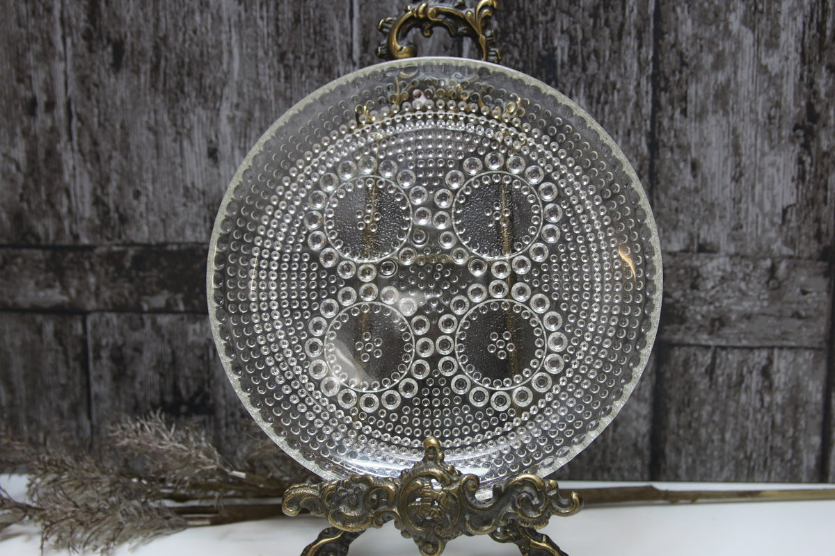 Riihimäen lasi Grapponia kirkas lautanen, 170mm Nanny Still