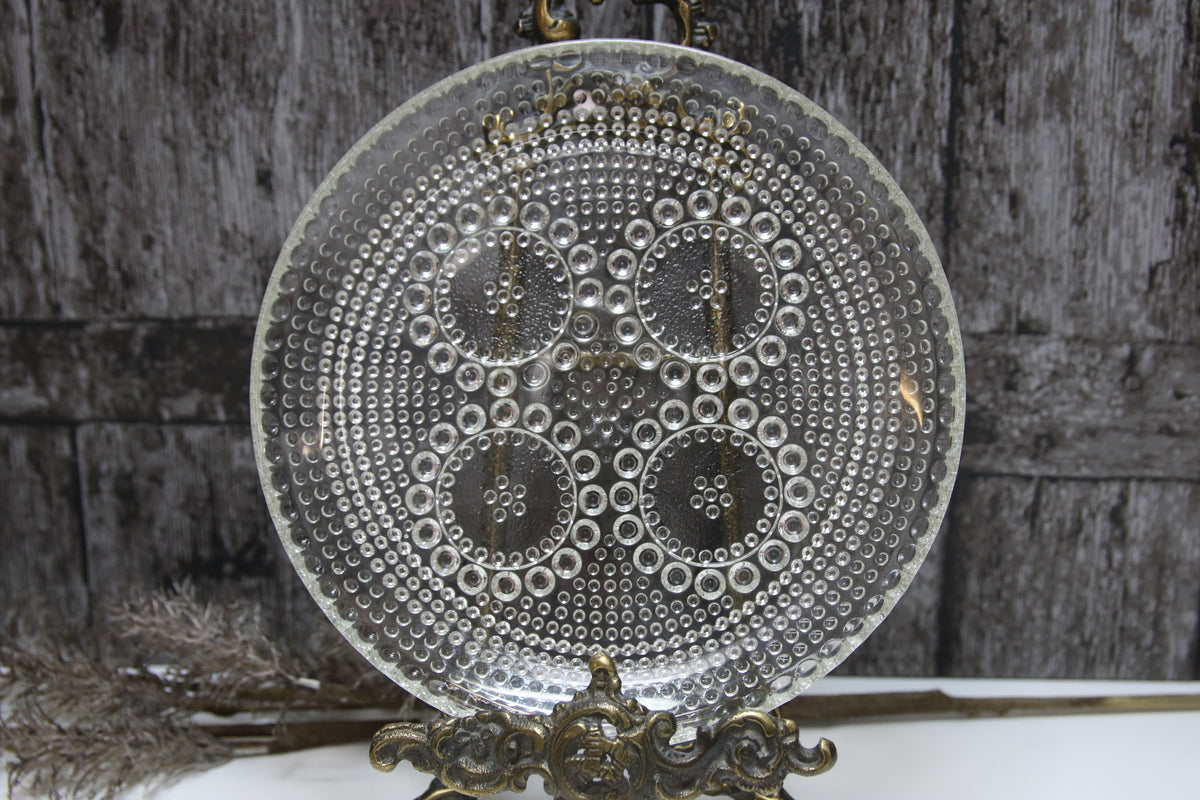Riihimäen lasi Grapponia kirkas lautanen, 170mm Nanny Still