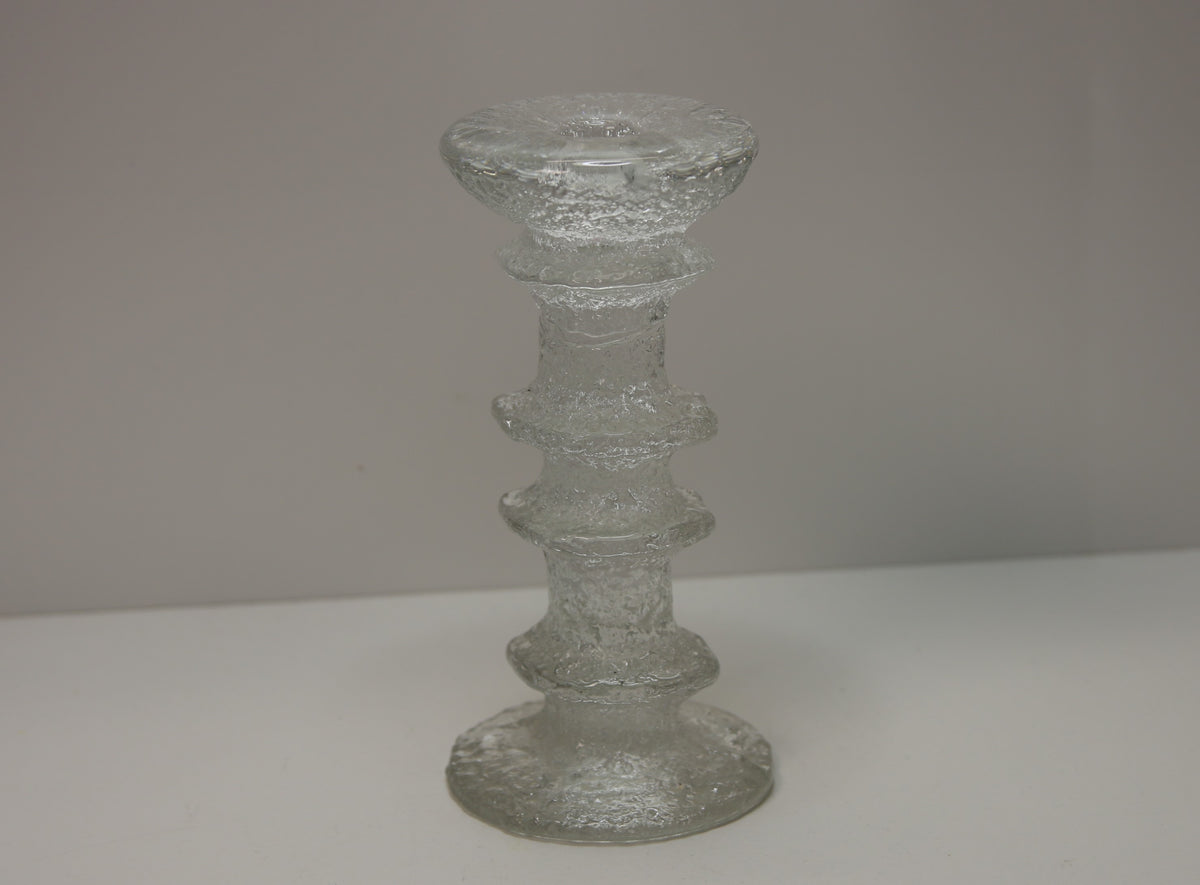 Iittala Festivo 4-solmuinen kynttilänjalka sign. Timo Sarpaneva