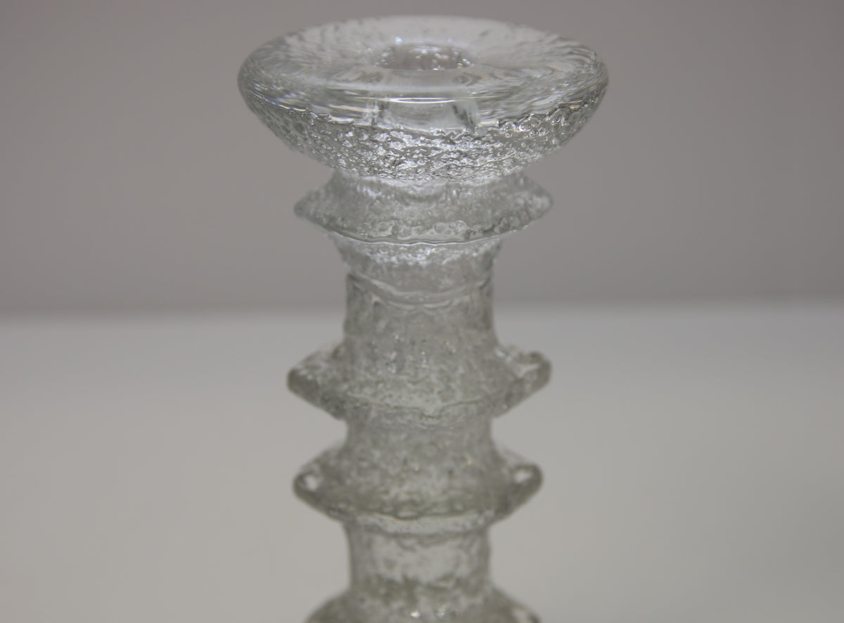 Iittala Festivo 4-solmuinen kynttilänjalka sign. Timo Sarpaneva