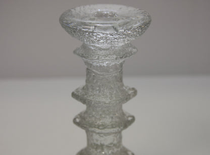Iittala Festivo 4-solmuinen kynttilänjalka sign. Timo Sarpaneva