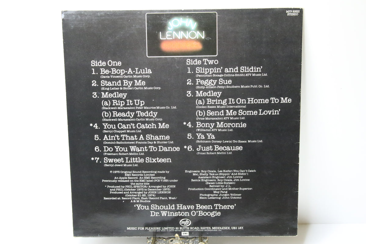 John Lennon Rock ´N´ Roll Lp-levy