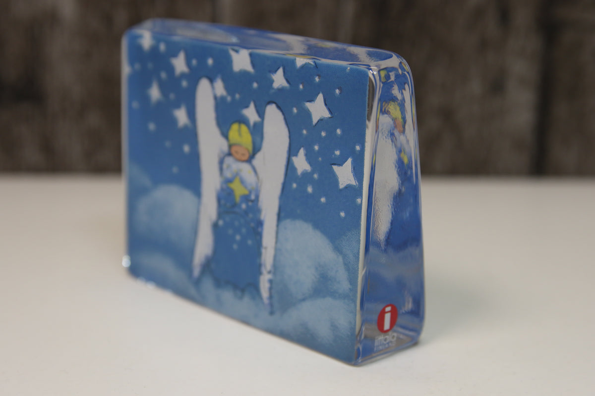 Iittala Lasikortti Ajatuksissa enkelin, Heljä Liukko-Sundström