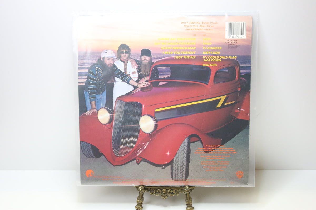ZZ Top Eliminator Lp-levy