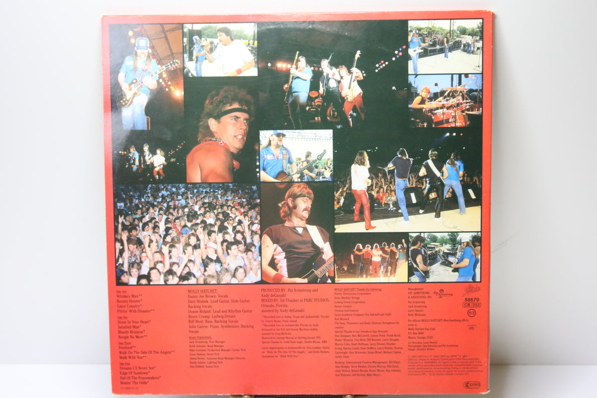 Molly Hatchet Double Trouble live Lp-levy
