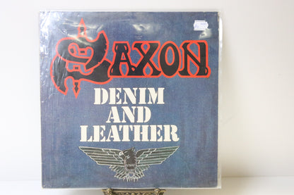 Saxon Demin And Leather Lp-levy