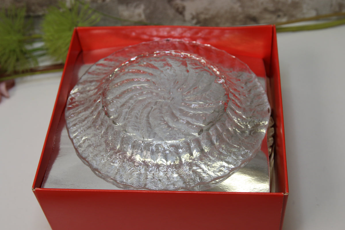 Riihimäen lasi Tupru lasilautaset 6kpl 160mm Nanny Still