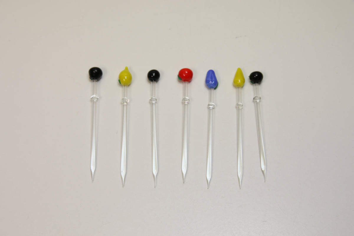 Lasiset cocktailtikut 7kpl