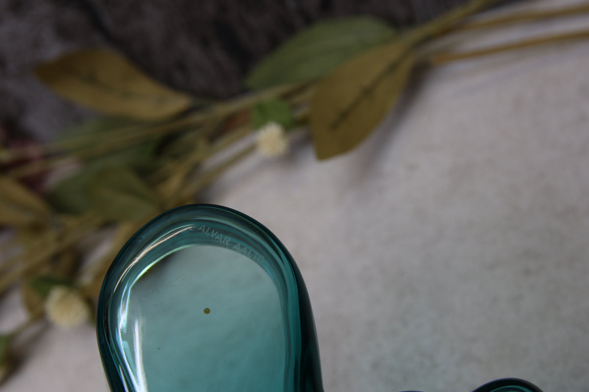Iittala Aalto malja turkoosi  Alvar Aalto