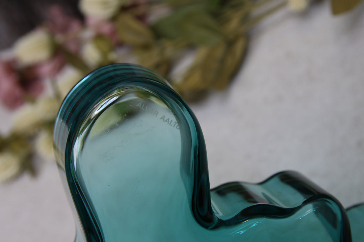 Iittala Aalto malja turkoosi  Alvar Aalto