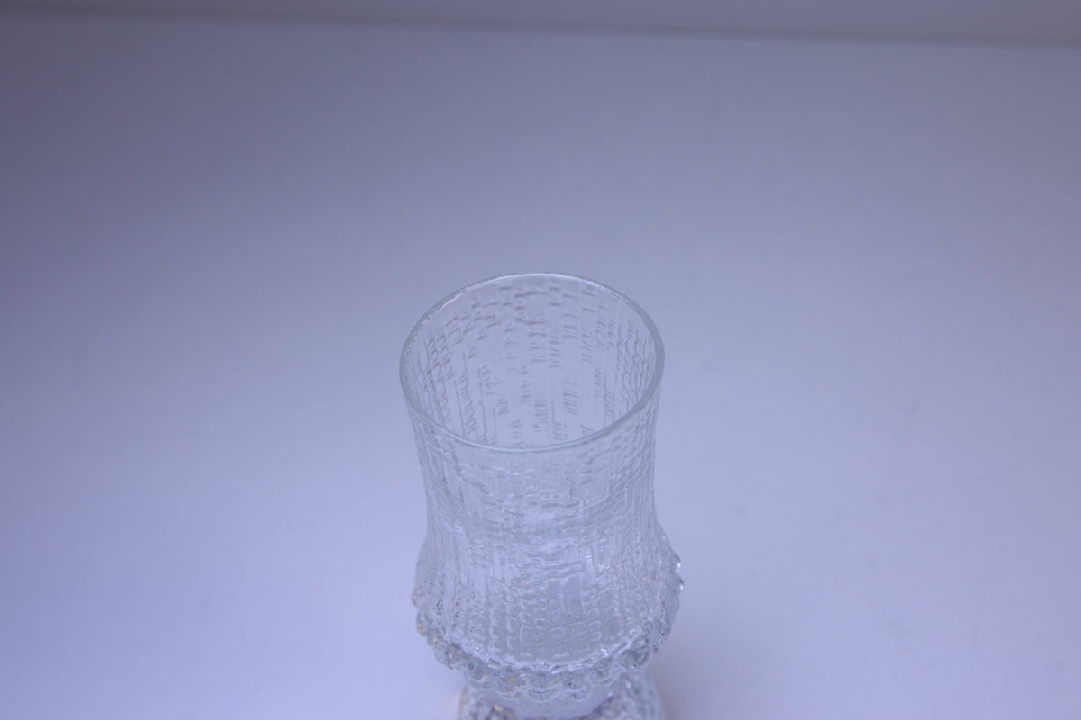 Iittala Ultima Thule jalallinen snapsilasi Tapio Wirkkala