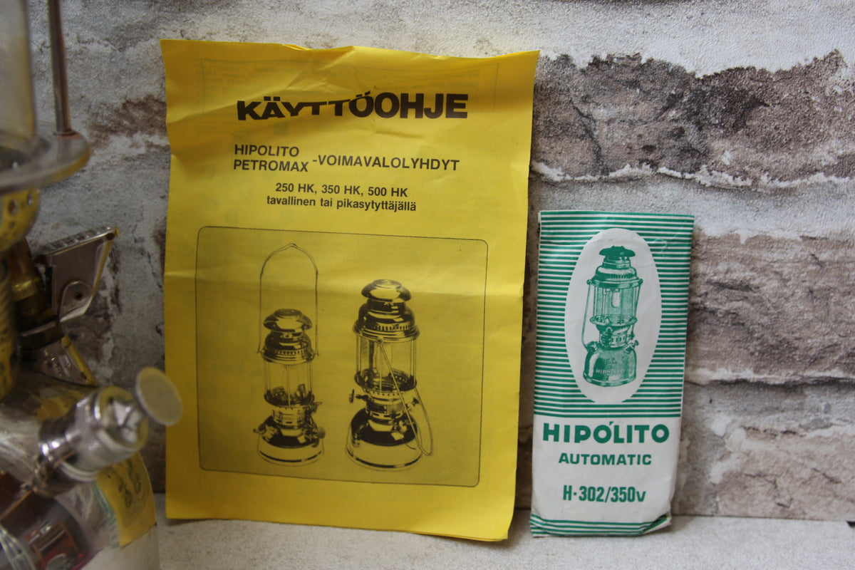 Hipolito automatic Petromax voima-valolyhty