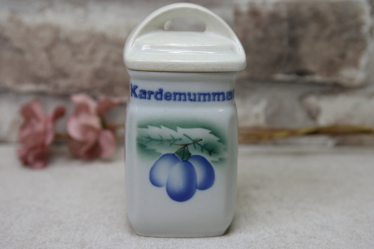 Arabia Luumu Kardemumma purkki Thure Öhberg